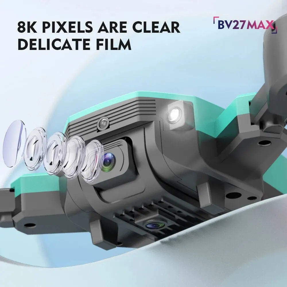 2023 New Drone Camera 8K Folding Height Setting Radio-Controlled Aircraft Intelligent Obstacle Avoidance Flying 30Mins