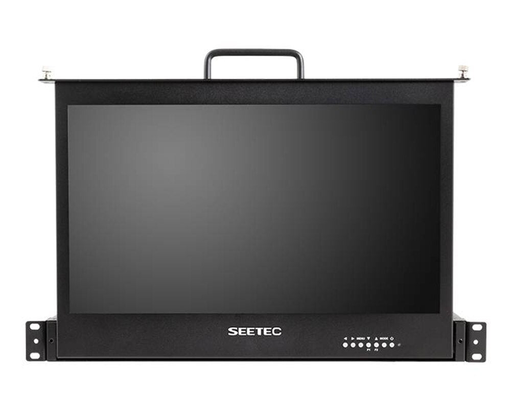 SEETEC 17.3 Inch 1RU Pull Out Rack Mount Monitor Full HD 1920X1080 SC173-HD-56 for Broadcast Director Monitor