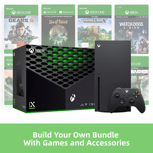 Series X 1TB Gaming Console Choose Your Own Games & Accessories Bundle