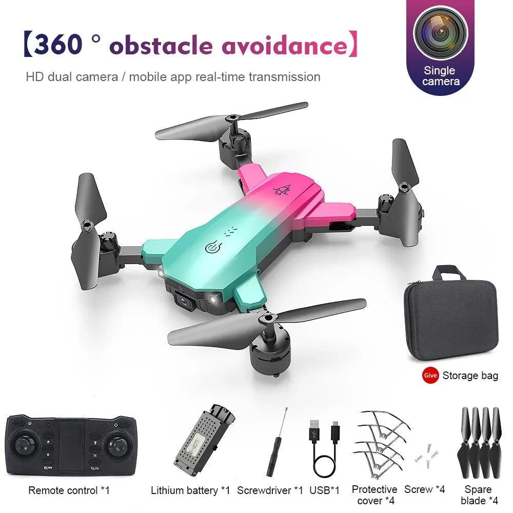 2023 New Drone Camera 8K Folding Height Setting Radio-Controlled Aircraft Intelligent Obstacle Avoidance Flying 30Mins