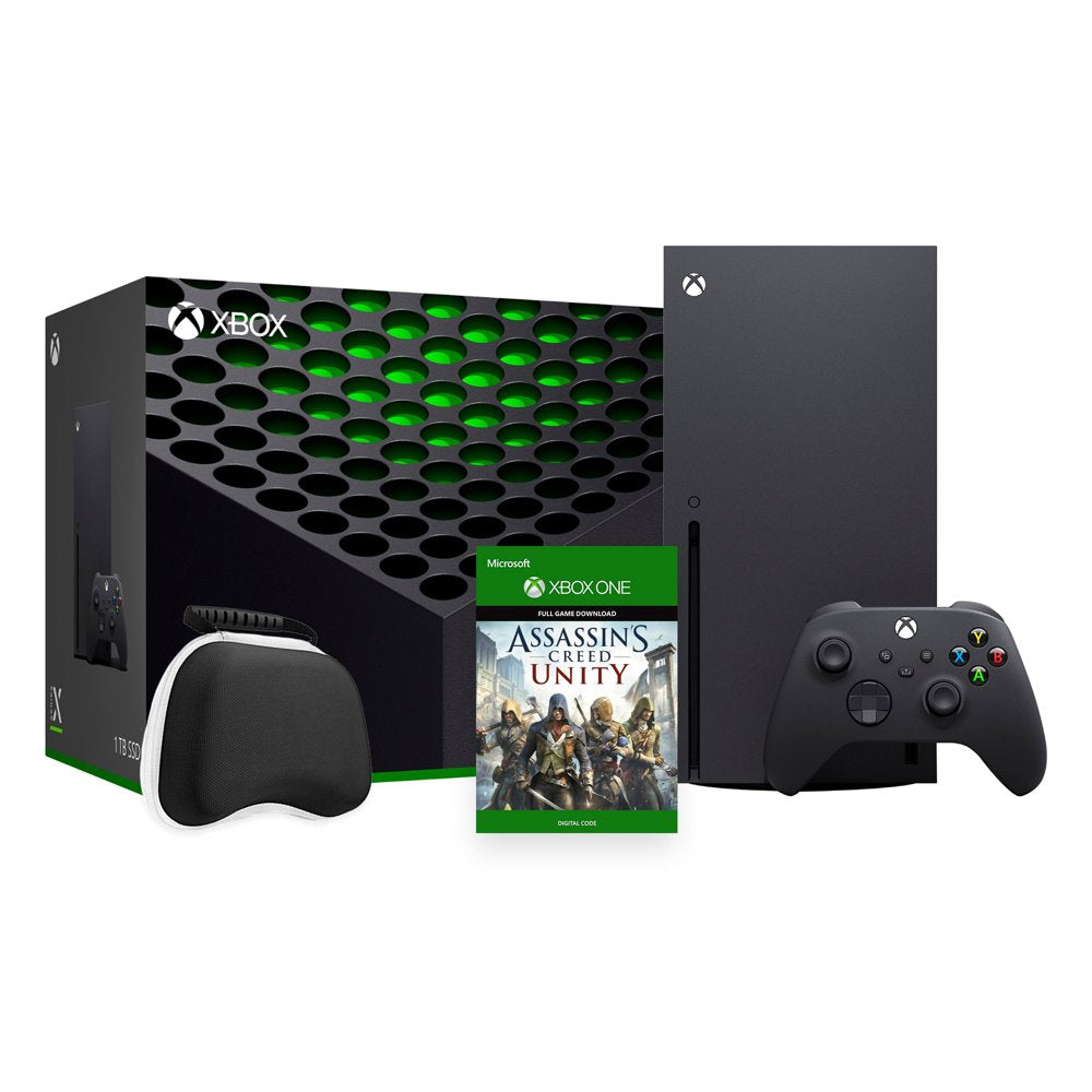 2023  Series X Bundle - 1TB SSD Black Flagship  Console and Wireless Controller with Assassin'S Creed Unity Full Game