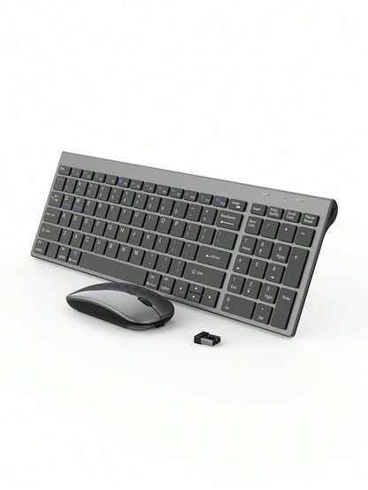 Wireless Charging Dual-Mode Keyboard and Mouse Set Is Suitable for Tablets, Laptops, and Desktop Computers